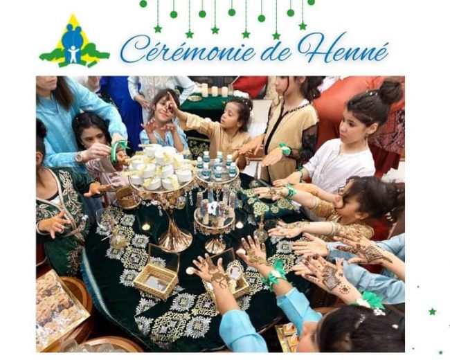 336922098_1855635054831052_339533329253081561_n A l’occasion de la célébration de la nuit sacrée de Ramadan, nos jeunes filles, ont participé à la cérémonie, de Henné, organisée en leur faveur au niveau de nos institutions.